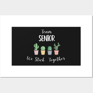 cactus team teacher gifts | senior grade team | senior team | gifts for teachers | stick together cactus gift teachers Posters and Art